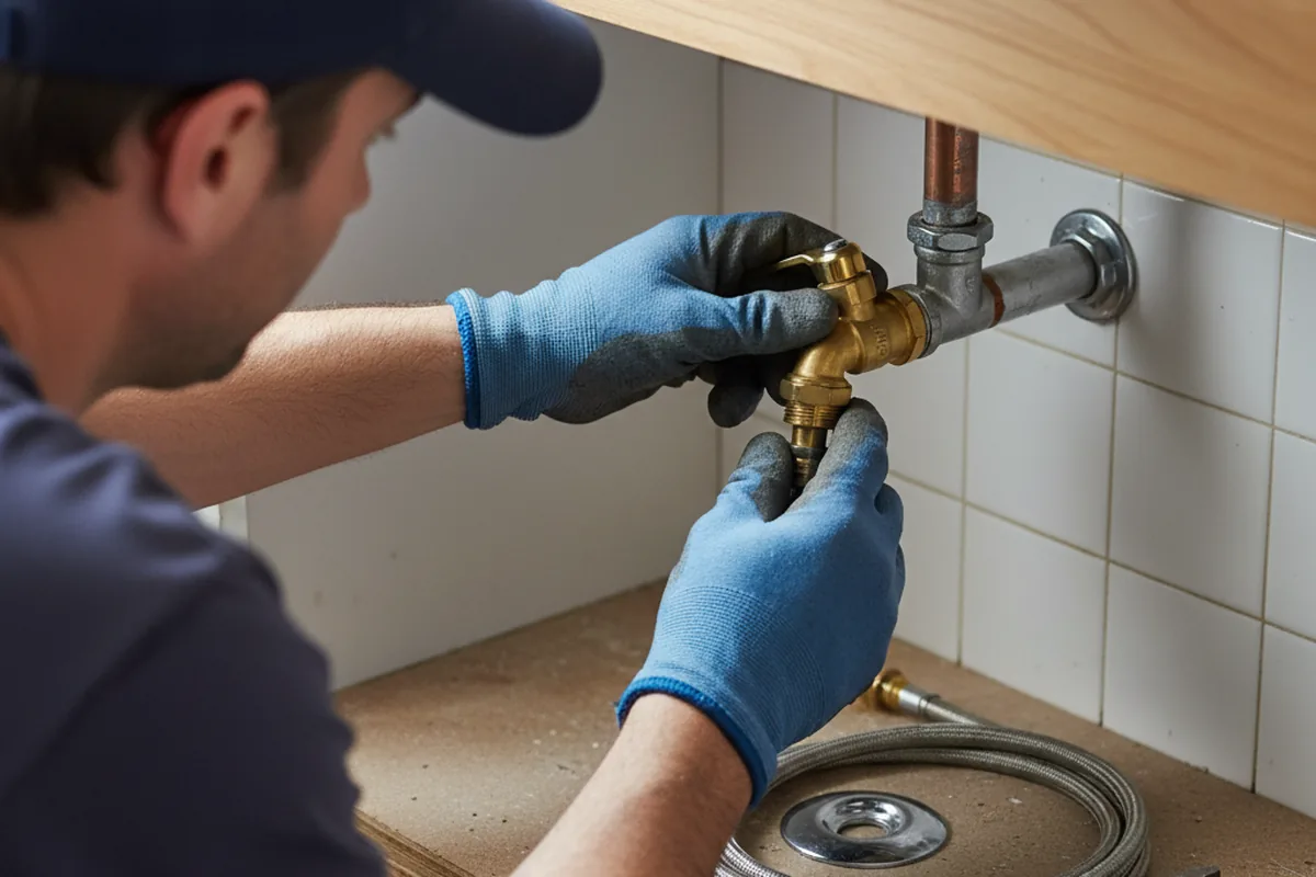 Shutoff valve and fitting work during Repiping in Skidmore